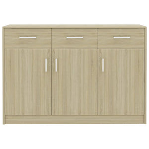 Credenza Rovere Sonoma 110x30x75 cm in Legno Multistrato 800705