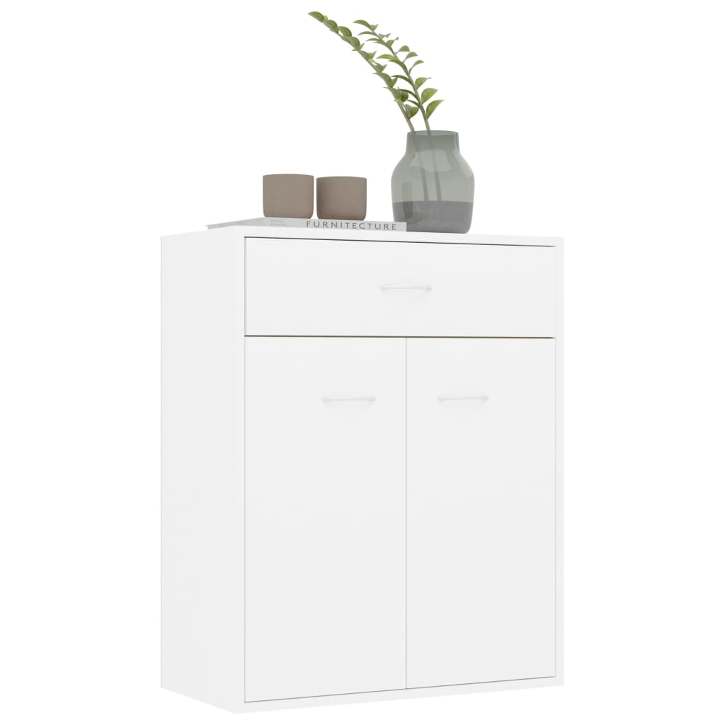 Credenza Bianca 60x30x75 cm in Truciolato cod mxl 14497