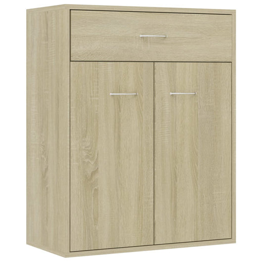 Credenza Rovere Sonoma 60x30x75 cm in Truciolato cod mxl 14795