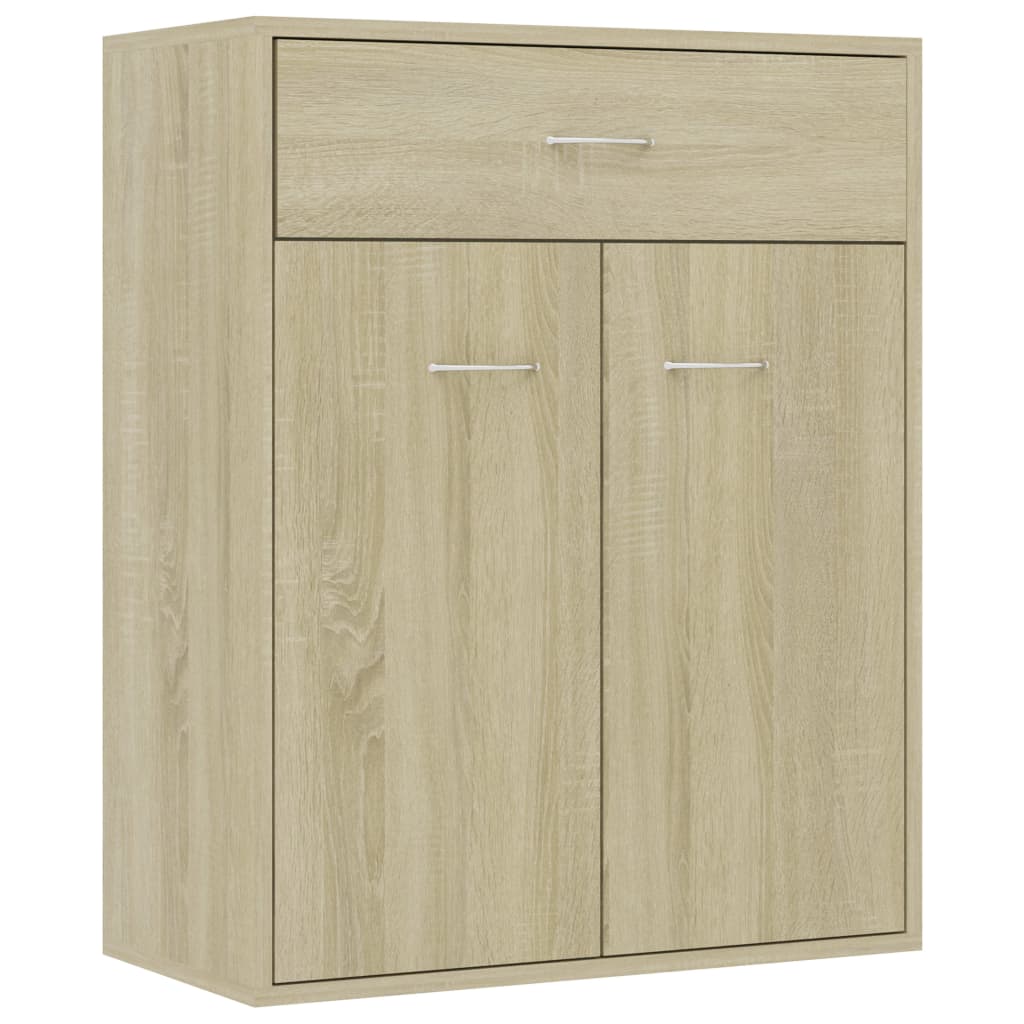 Credenza Rovere Sonoma 60x30x75 cm in Truciolato 800714