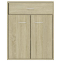 Credenza Rovere Sonoma 60x30x75 cm in Truciolato 800714