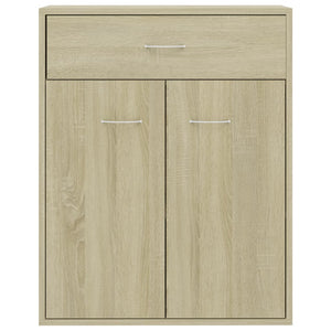 Credenza Rovere Sonoma 60x30x75 cm in Truciolato 800714