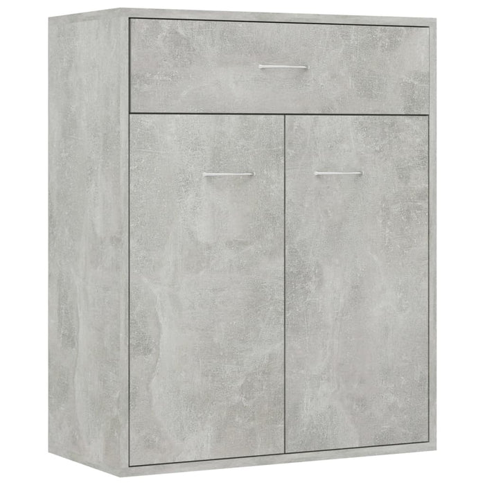 Credenza Grigio Cemento 60x30x75 cm in Truciolato