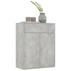 Credenza Grigio Cemento 60x30x75 cm in Truciolato