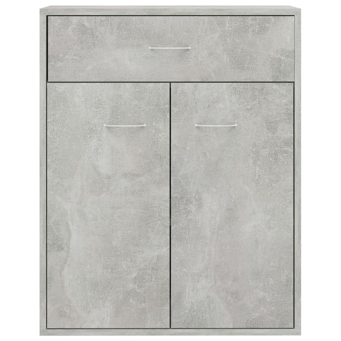 Credenza Grigio Cemento 60x30x75 cm in Truciolato