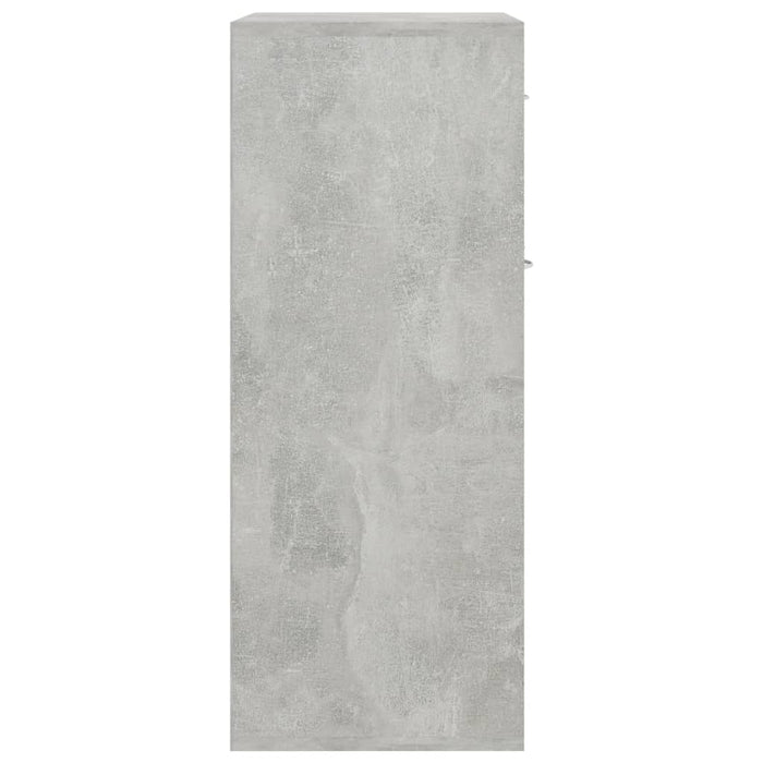 Credenza Grigio Cemento 60x30x75 cm in Truciolato