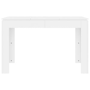 Tavolo da Pranzo Bianco 120x60x76 cm in Legno Multistrato cod mxl 13564