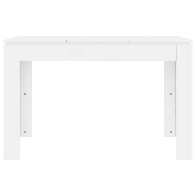 Tavolo da Pranzo Bianco 120x60x76 cm in Legno Multistrato cod mxl 13564