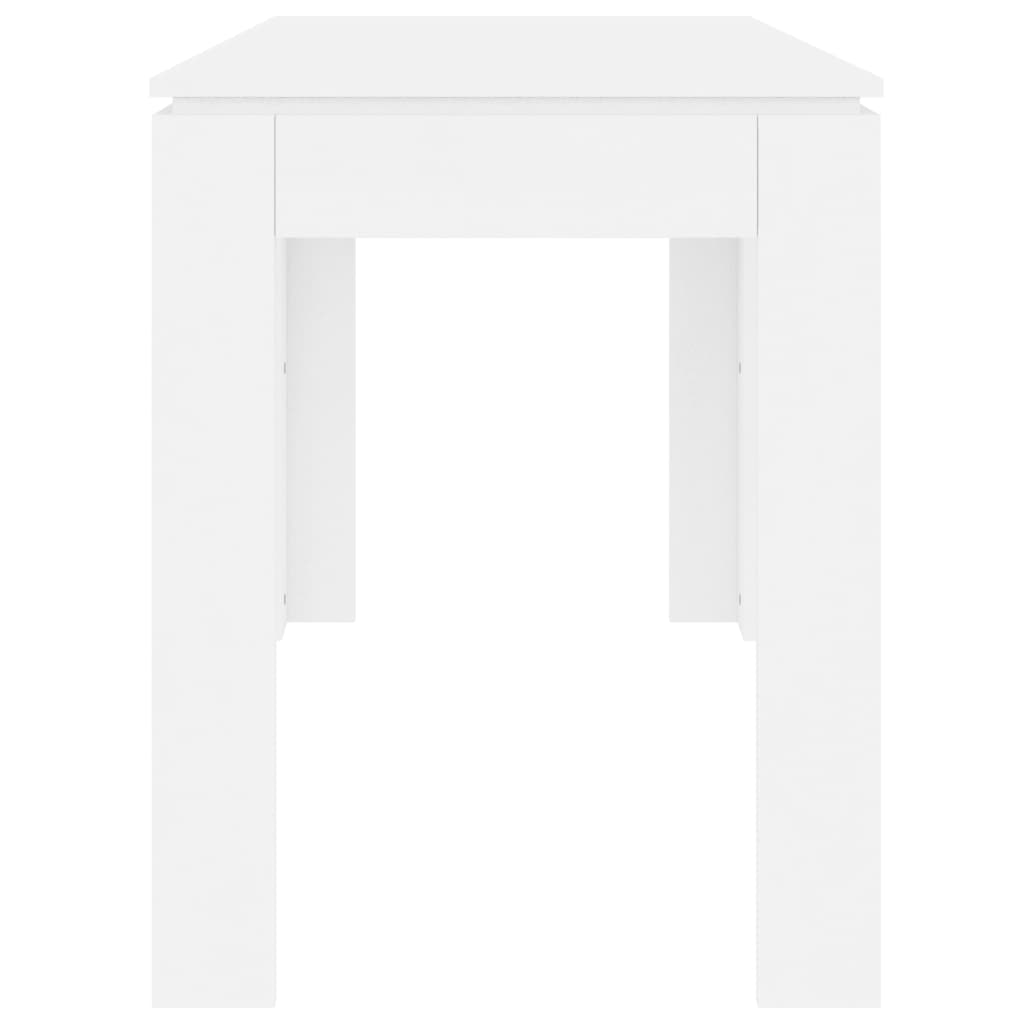 Tavolo da Pranzo Bianco 120x60x76 cm in Legno Multistrato cod mxl 13564