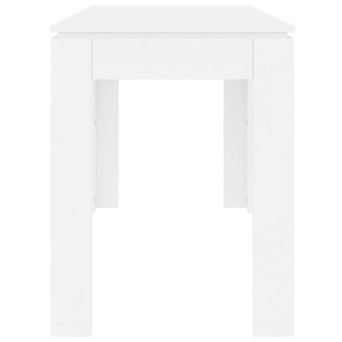 Tavolo da Pranzo Bianco 120x60x76 cm in Legno Multistrato cod mxl 13564