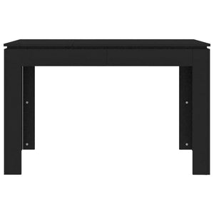 Tavolo da Pranzo Nero 120x60x76 cm in Truciolato cod mxl 13600