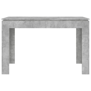 Tavolo da Pranzo Grigio Cemento 120x60x76 cm in Truciolato cod mxl 29841