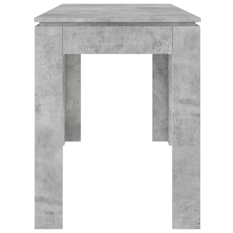 Tavolo da Pranzo Grigio Cemento 120x60x76 cm in Truciolato cod mxl 29841