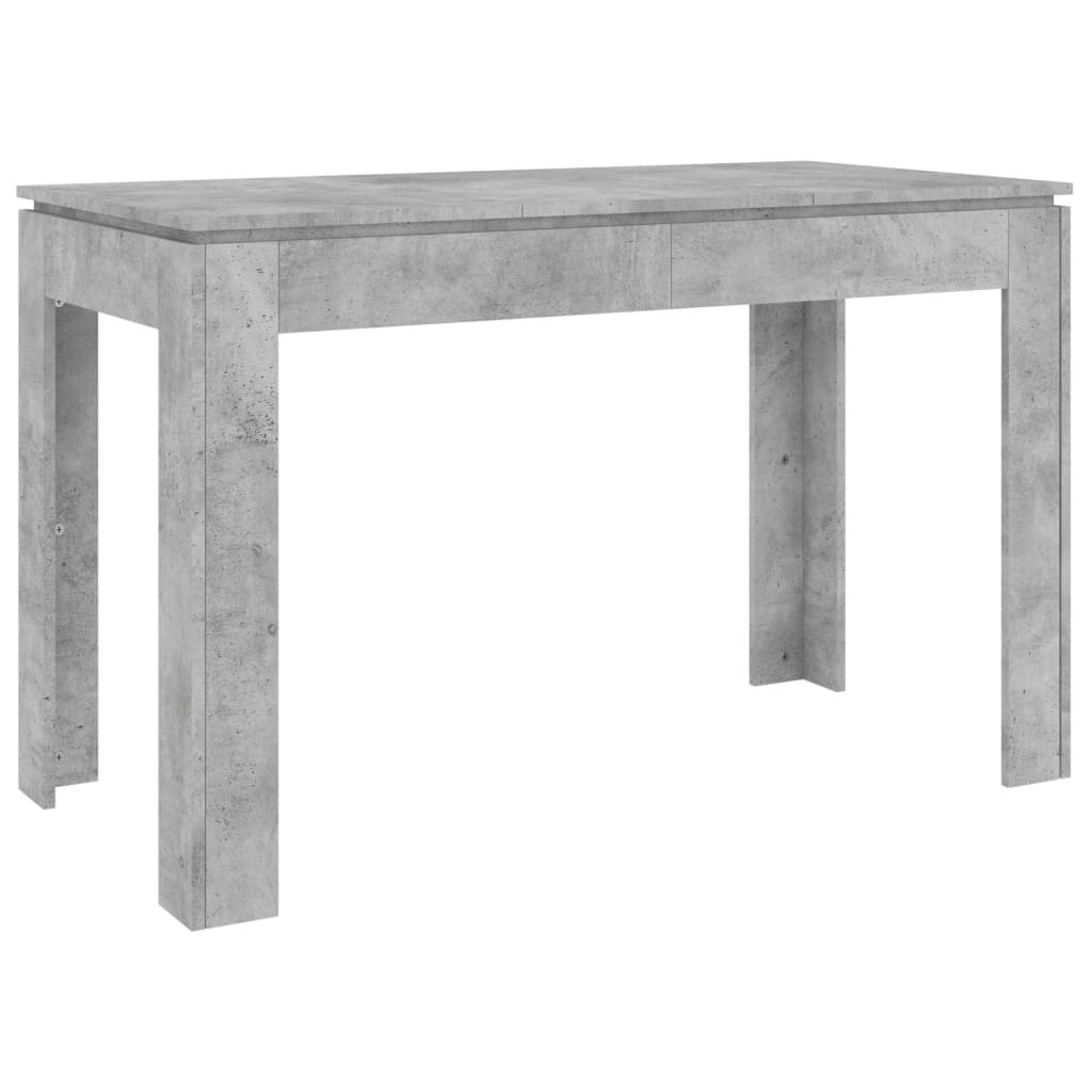 Tavolo da Pranzo Grigio Cemento 120x60x76 cm in Truciolato cod mxl 29841