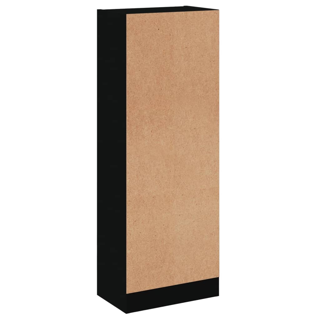 Libreria a 3 Ripiani Nera 40x24x108 cm in Truciolato cod mxl 12378