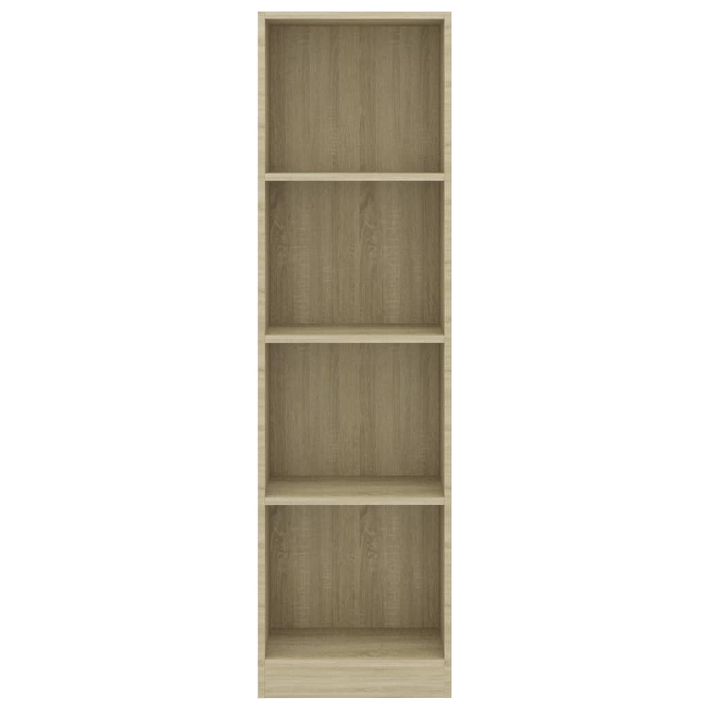 Libreria a 4 Ripiani Rovere Sonoma 40x24x142 cm in Truciolato 800840