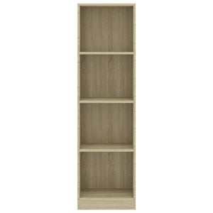 Libreria a 4 Ripiani Rovere Sonoma 40x24x142 cm in Truciolato 800840