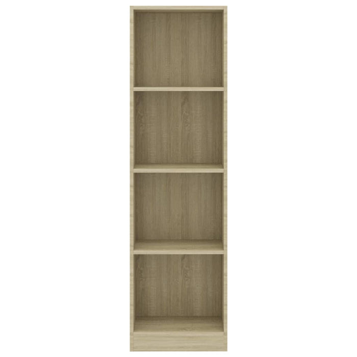 Libreria a 4 Ripiani Rovere Sonoma 40x24x142 cm in Truciolato 800840