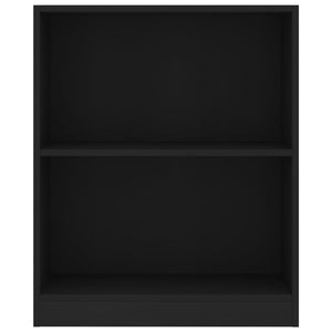 Libreria Nera 60x24x74,5 cm in Legno Multistrato cod mxl 20862