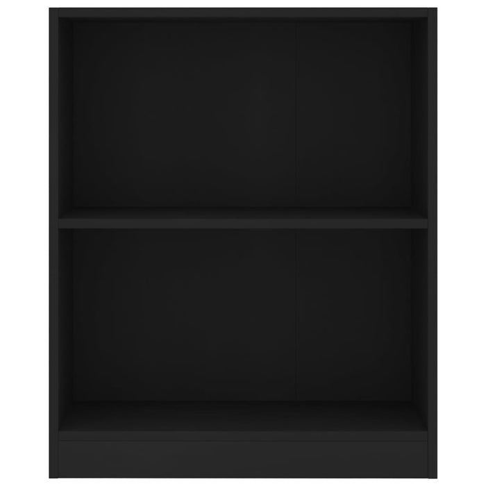 Libreria Nera 60x24x74,5 cm in Legno Multistrato cod mxl 20862