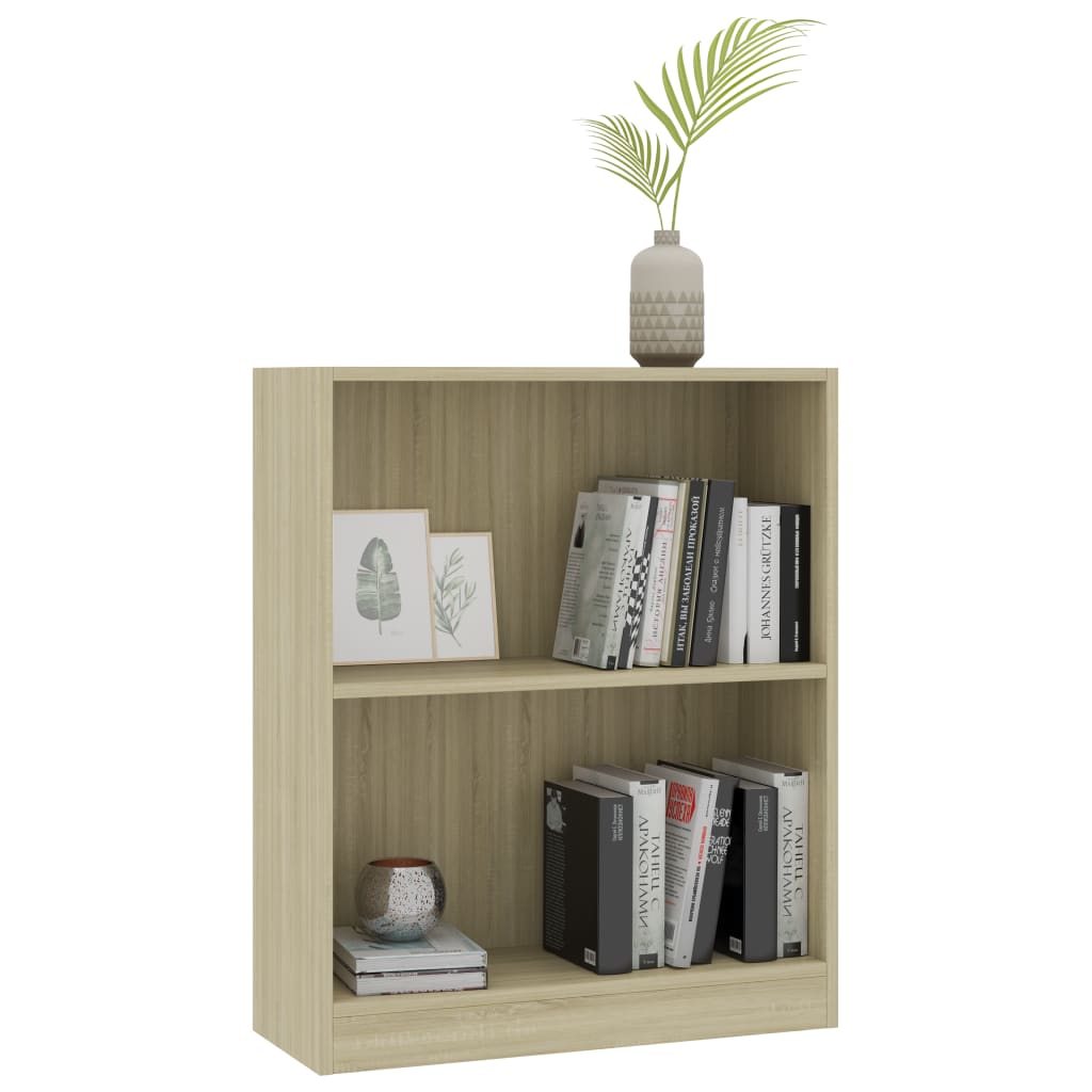 Libreria Rovere Sonoma 60x24x74,5 cm in Legno Multistrato 800858