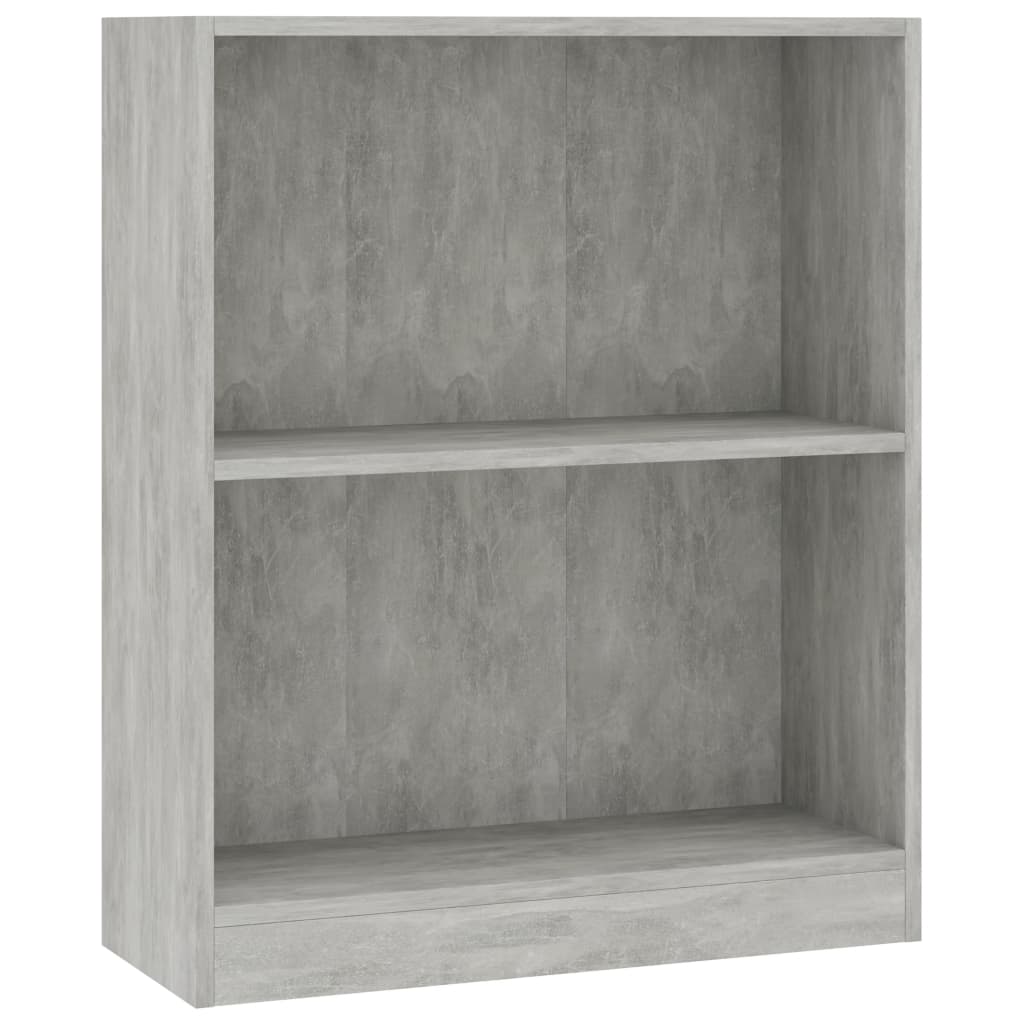 Libreria Grigio Cemento 60x24x74,5 cm in Legno Multistrato cod mxl 18164