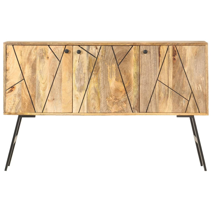 Credenza 118x30x75 cm in Legno Massello di Mango cod mxl 20681