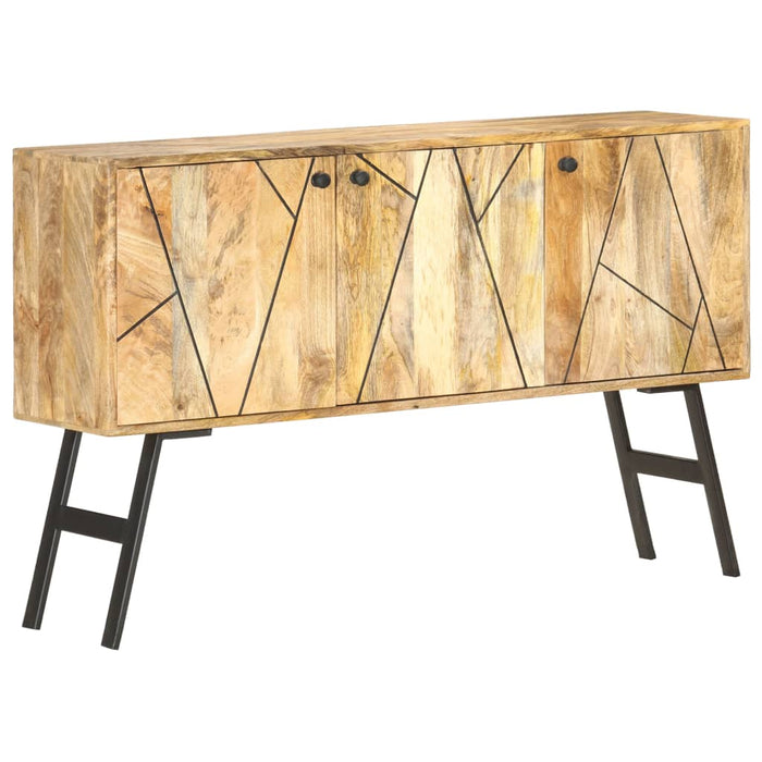 Credenza 118x30x75 cm in Legno Massello di Mango cod mxl 20681