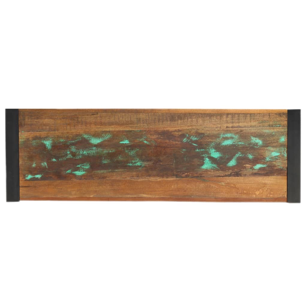 Tavolo Consolle 110x35x76 cm in Legno Massello di Recupero