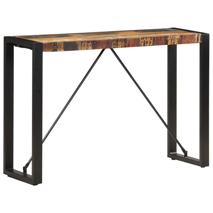 Tavolo Consolle 110x35x76 cm in Legno Massello di Recupero 285946