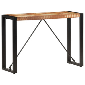 Tavolo Consolle 110x35x76 cm in Legno Massello di Recupero