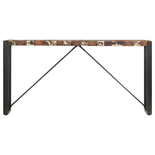 Tavolo Consolle 150x35x76 cm in Legno Massello di Recupero cod mxl 54916