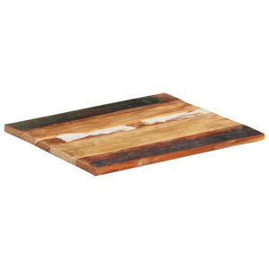 Piano Tavolo Rettangolare 60x70 cm 25-27 mm Legno di Recupero 286053