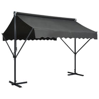 Tenda Parasole con Piedistallo 300x300 cm Antracite 145885