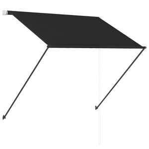 Tenda da Sole Retrattile con LED 200x150 cm Antracite cod mxl 12545