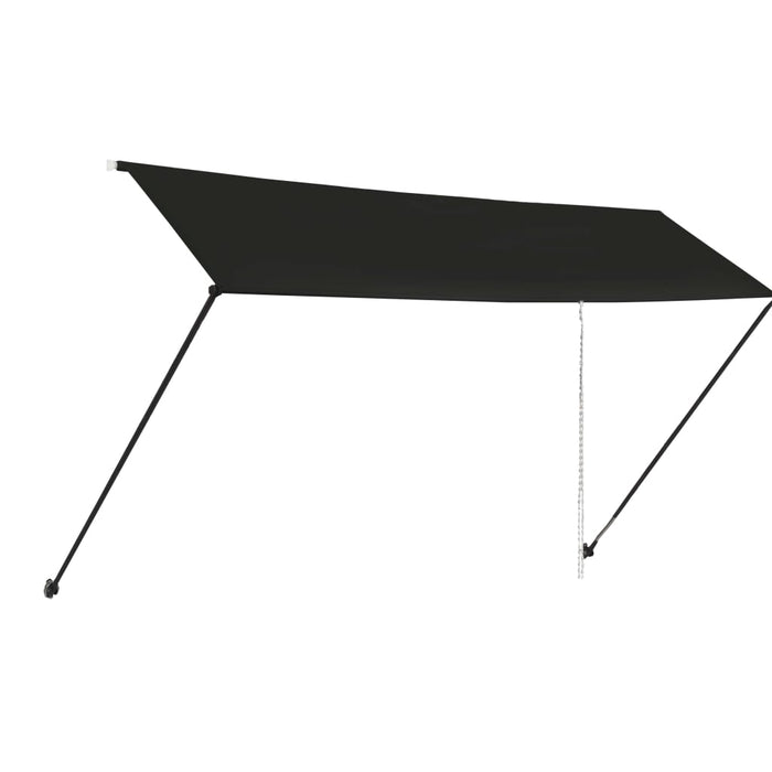 Tenda da Sole Retrattile con LED 400x150 cm Antracite cod mxl 12540