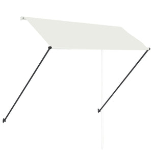 Tenda da Sole Retrattile con LED 250x150 cm Crema cod mxl 13349