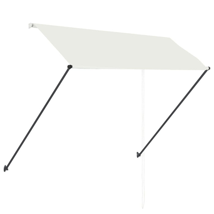 Tenda da Sole Retrattile con LED 250x150 cm Crema cod mxl 13349