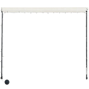 Tenda da Sole Retrattile con LED 300x150 cm Crema 145925