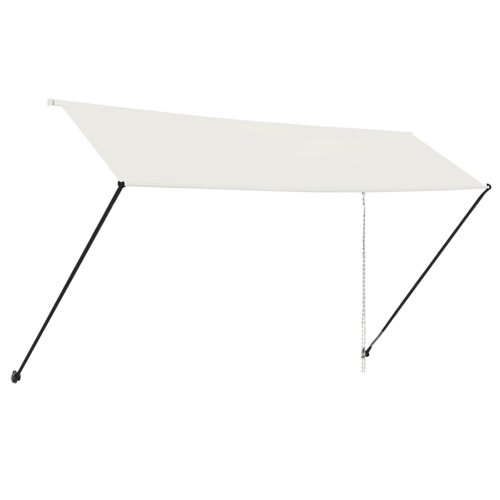 Tenda da Sole Retrattile con LED 400x150 cm Crema cod mxl 17124