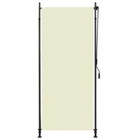 Tenda a Rullo per Esterni 100x270 cm Crema cod mxl 44245