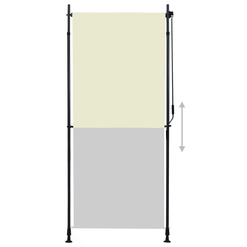 Tenda a Rullo per Esterni 100x270 cm Crema cod mxl 44245