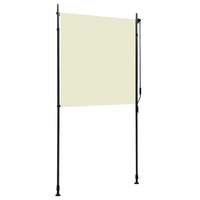 Tenda a Rullo per Esterni 120x270 cm Crema 145940