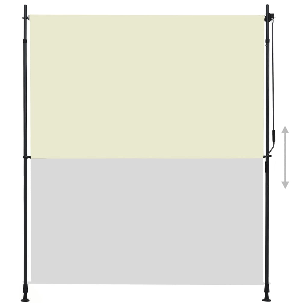 Tenda a Rullo per Esterni 200x270 cm Crema 145942