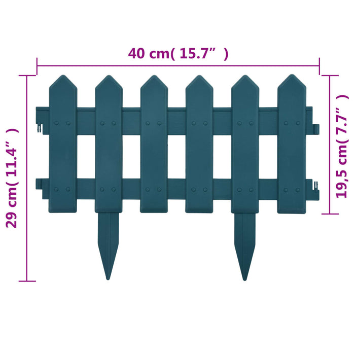 Bordi per Prato 25 pz Verdi 10 m in PP 48617