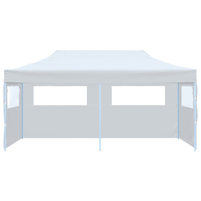 Tenda Pieghevole Pop-Up con Pareti Laterali 3x6m Acciaio Bianco cod mxl 66345