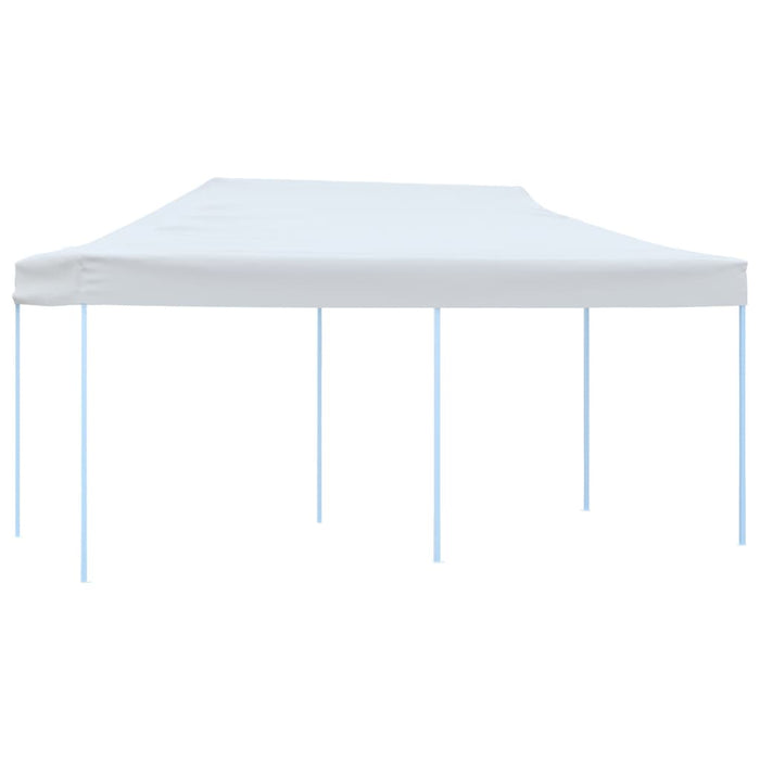 Tenda Pieghevole Pop-Up con Pareti Laterali 3x6m Acciaio Bianco cod mxl 66345