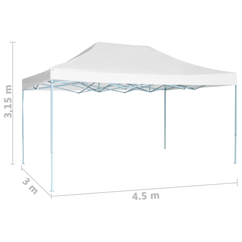 Tenda per Feste Pieghevole 3x4,5 m Bianca cod mxl 66112