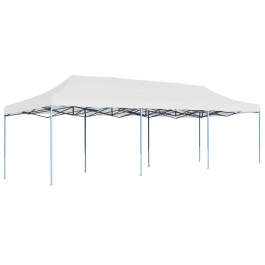 Tenda Pieghevole Pop-Up 3x9 m Bianca 48872