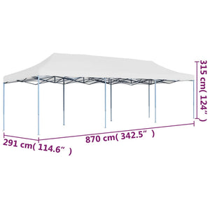 Tenda Pieghevole Pop-Up 3x9 m Bianca cod mxl 66016